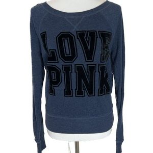 PINK Victoria’s Secret Women’s Navy Sweater Size S